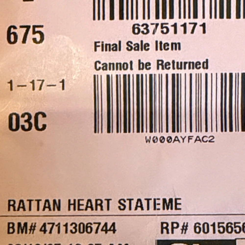 J. Crew Black Woven Heart Statement Earrings/NWT - Picture 11 of 12